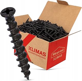 KLIMAS Schnellbauschrauben Gipsplatten auf Gipsplatten 5,0 x 35 mm 500 Stück Trockenbauschrauben Rigipsschrauben Gipsschraube SCHRAUBE Gipsschraube mit Nagelspitze und Grobgewinde