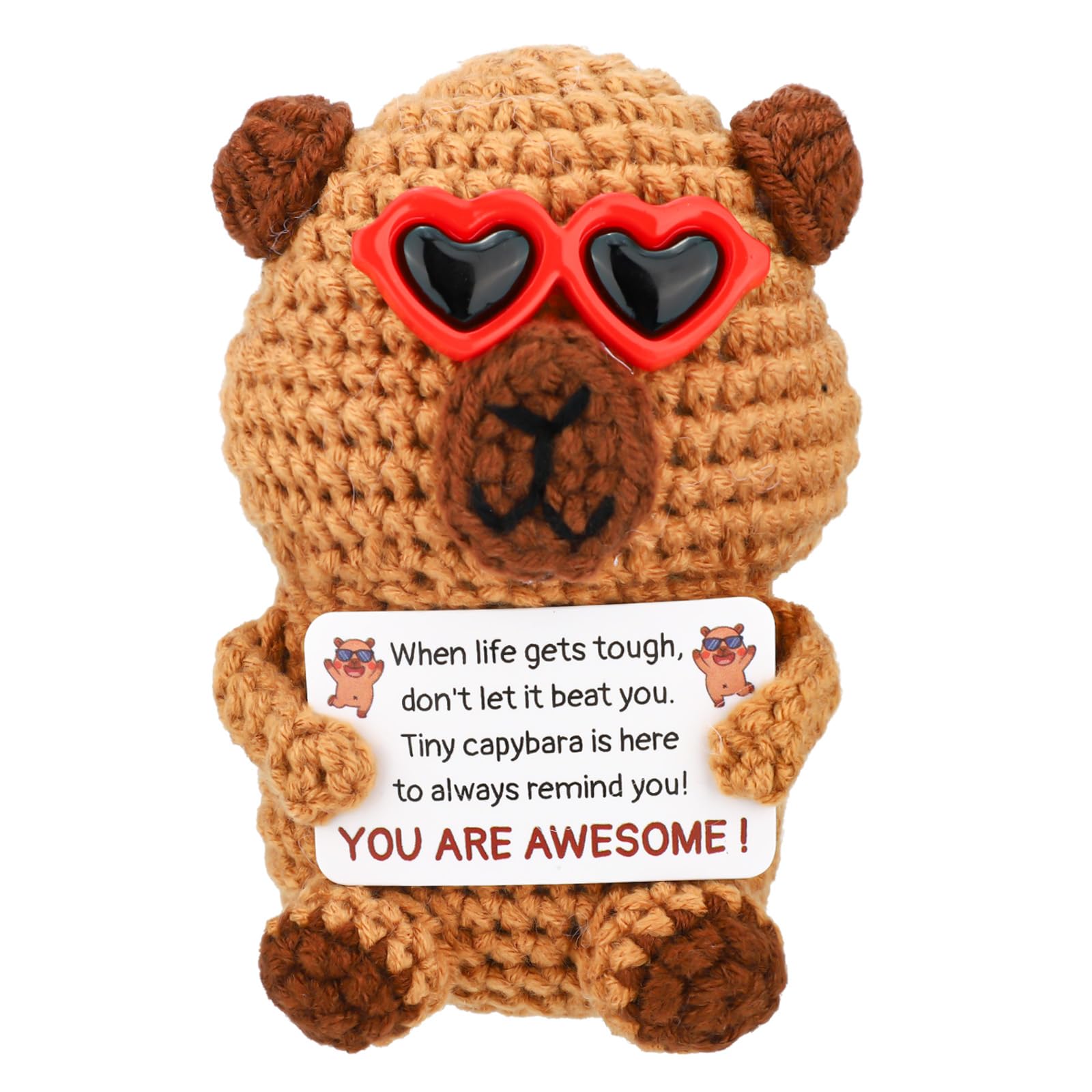 TOYMIS Positive Capybara Crochet