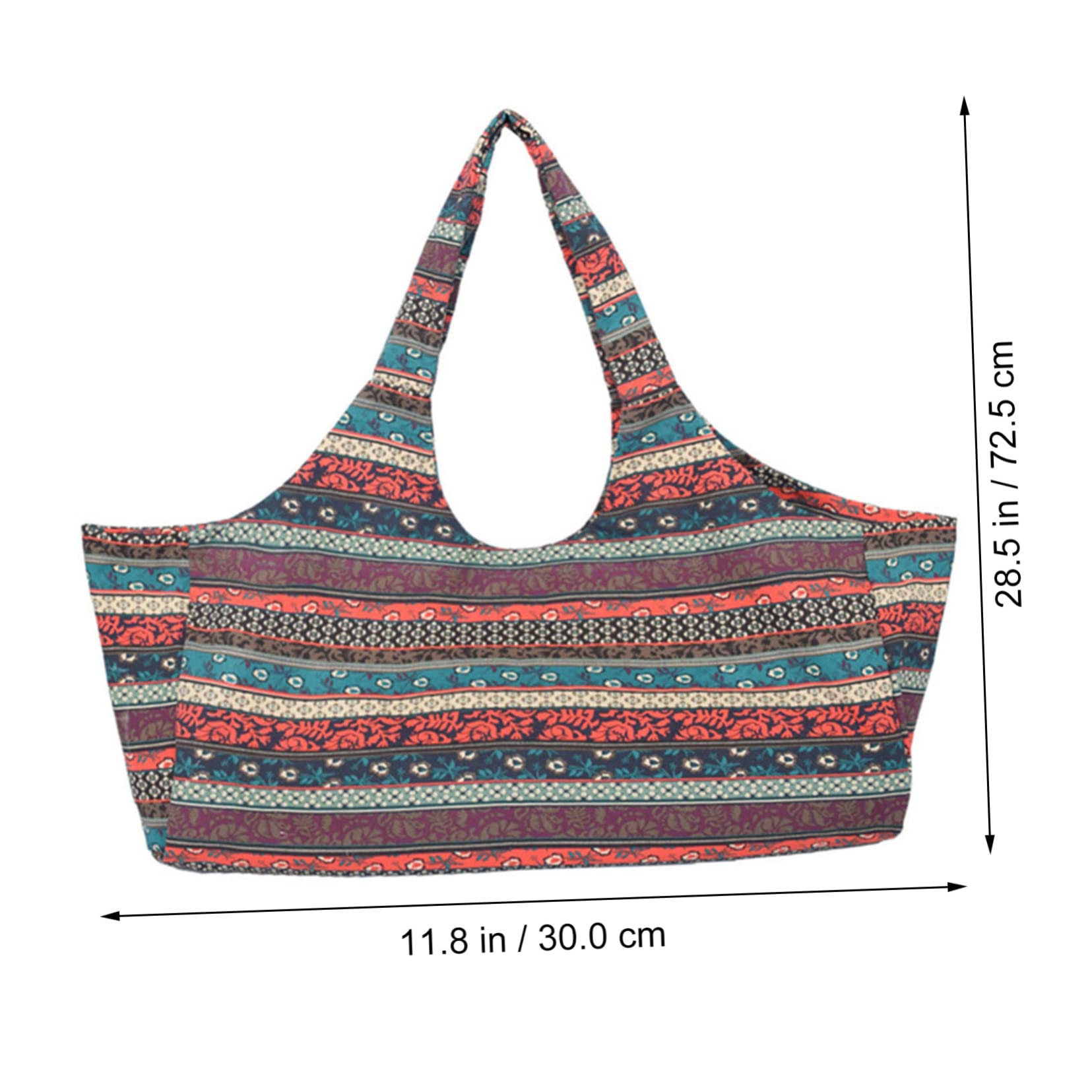 Gatuida Bedruckte Yogamattentasche Canvas Mit Kordelzug Ethno Stil Sporttasche Für Fitness Reisen Und Yoga
