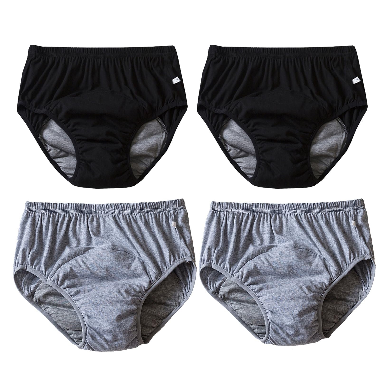 Pantalones Incontinencia para Adultos, Incontinencia Pantalones de Protección Algodón Transpirable Lavable Reutilizable Braga-Pañal para Personas Mayores,XL
