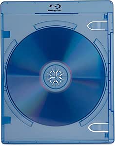 Amaray Standard 15mm 2 Blu-Ray Hülle - Transparent-Blau | Blu-Ray & Game Leerboxen | Walvis Products