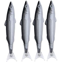 7-Pack Novelty Fish Pens, Creative Ocean Theme Ballpoint Pens, Unique Fish Shape Design Collectible Writing Tools, 0.5mm Black Ink Refills, Fun Stationery For School Ofiice