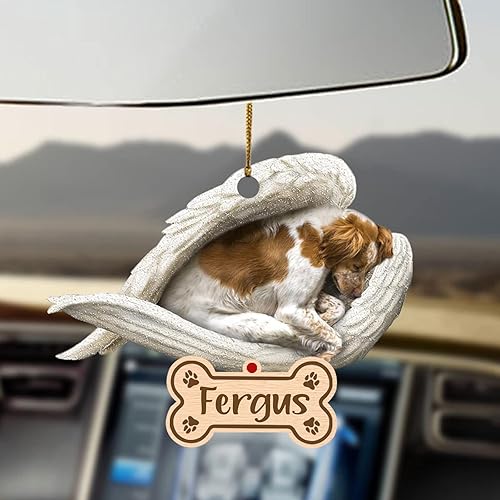 Miniatura 27 de Chihuahua Sleeping Angel - Adorno conmemorativo de acrílico 2D personalizado para perro, regalo para la pérdida de mascotas, regalo de simpatía