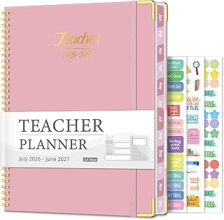 Teacher Planner 2026-2027, Lesson Plan Book for Teachers 8.5"x11"