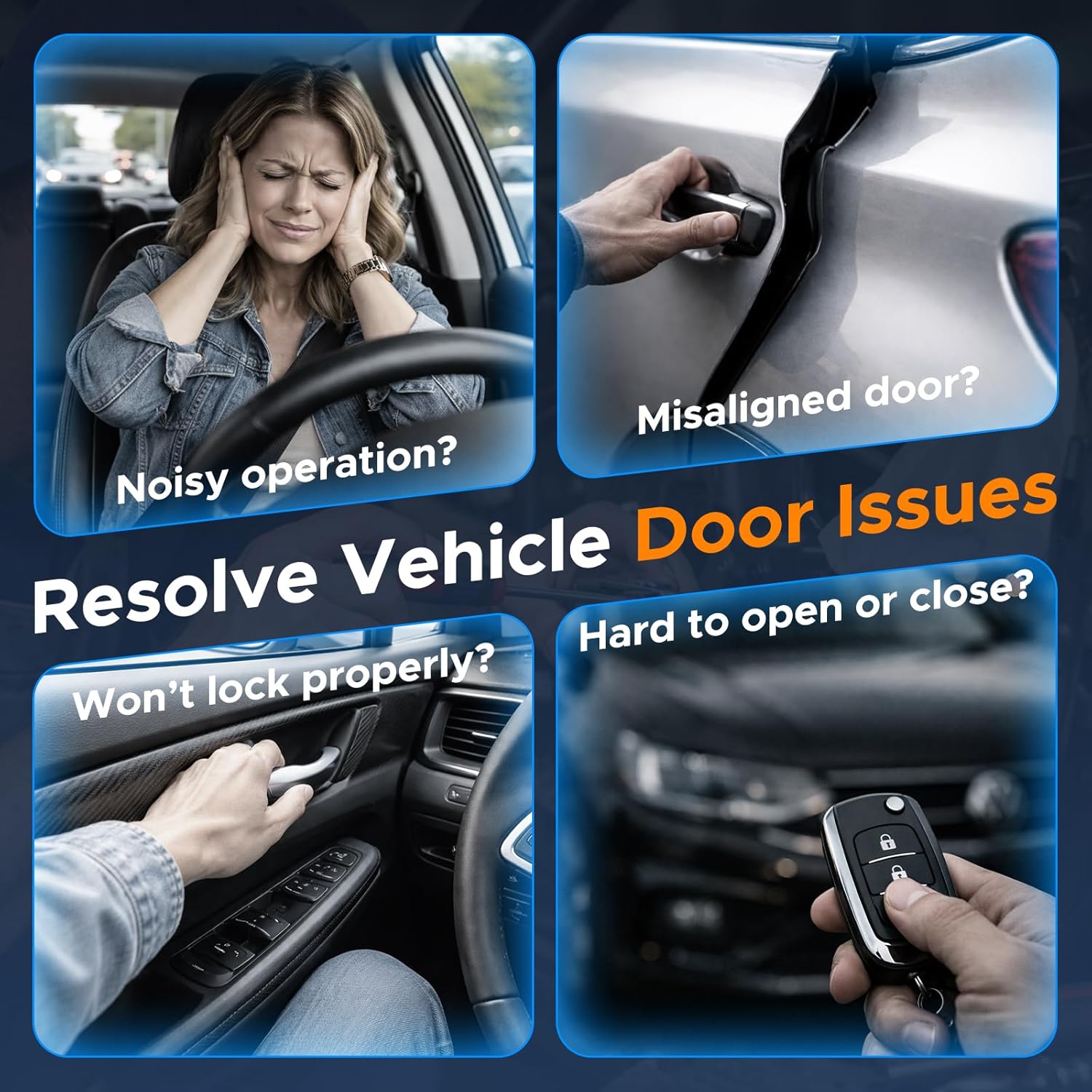 Front Right Passenger Side Door Lock Actuator Motor Fits for Toyota RAV4 2006-2015, 4Runner 2010-2019, Camry 07-2017, Corolla 2009-2013, for Lexus GX460 2010-17, ES350 2007-17, Replaces 69030-0C050