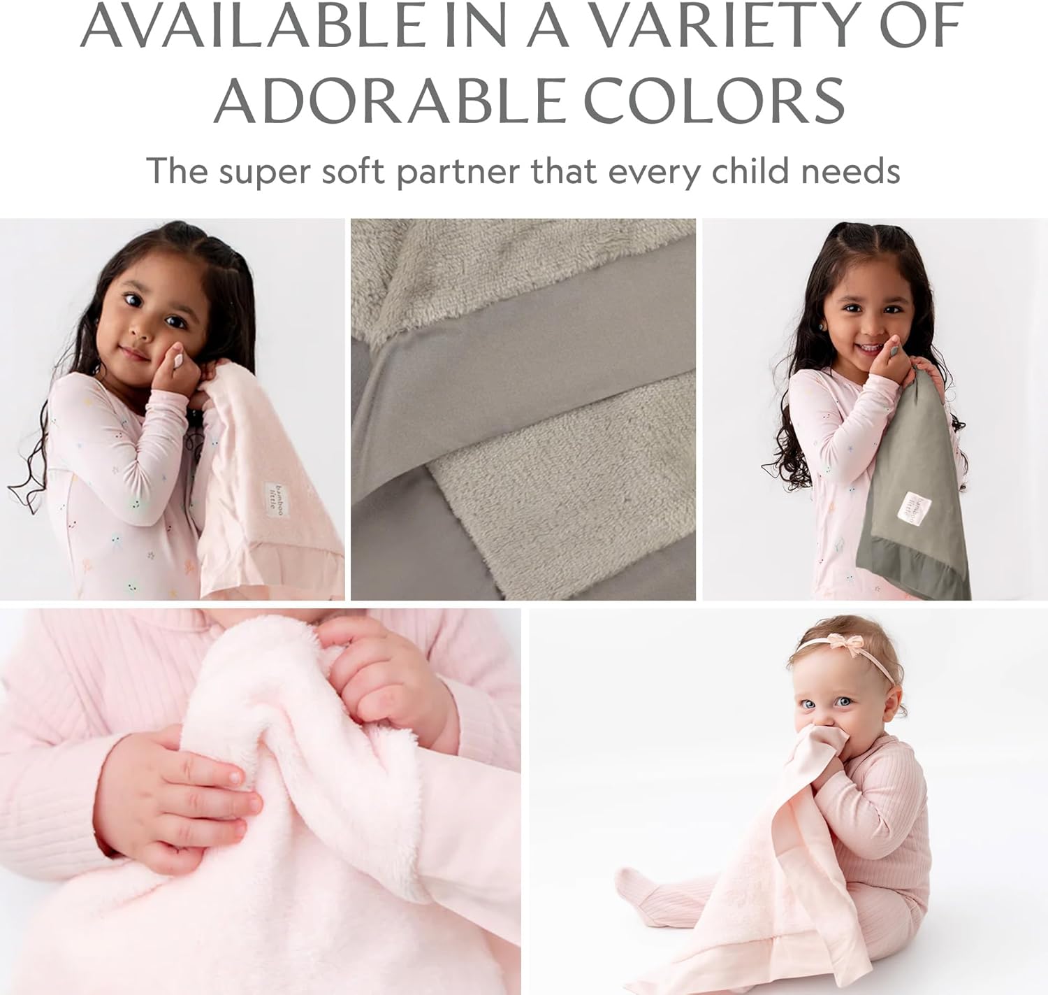 Ultra-Soft Lovey Plush Security Blanket - Baby Essentials, Newborn Essentials, Ultra-Soft Plush Baby Blanket with Satin Trim – 16" x 16" (Pink)