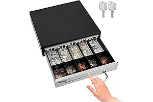 SAM4s 16" Heavy Duty Black Manual Cash Drawer