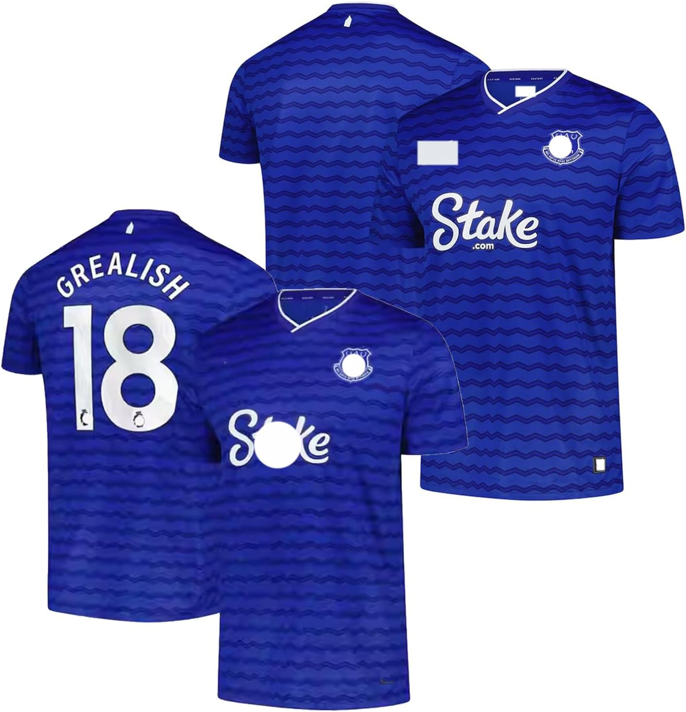 [EESDCOS] 25-26年 エヴァートン サッカー ユニフォーム ホーム グリーリッシュ 18番 応援 サッカー ユニフォーム