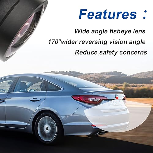 Miniatura 3 de Cámara de retrovisión trasera compatible con Hyundai Sonata 2015 2016 2017 Parking Park Assist Camera Reemplaza # 95760-E6201