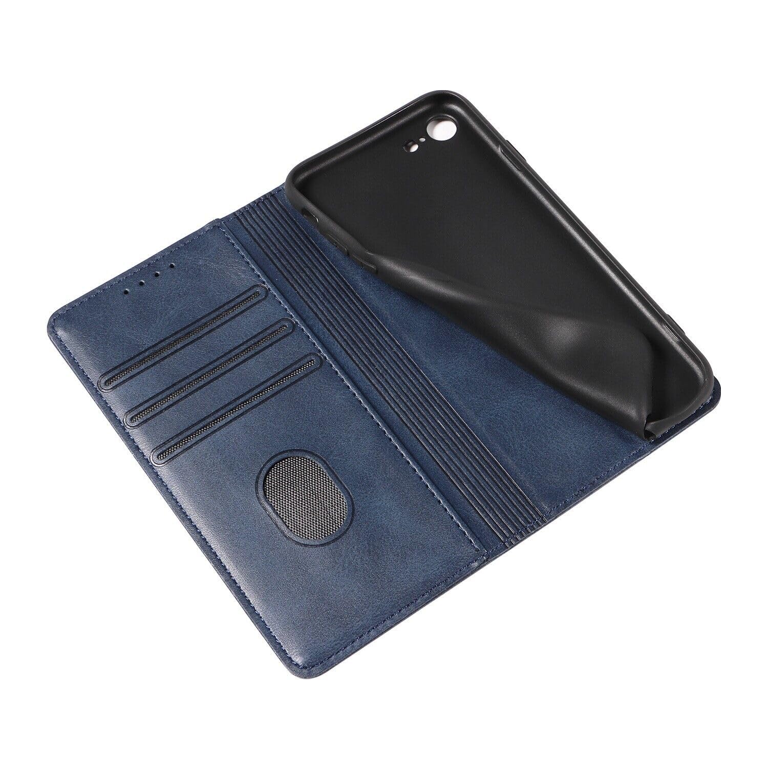 Mixroom Custodia A Libro In Ecopelle Per IPhone 12 / 12 Pro – Con Stand, Chiusura Magnetica, Porta Tessere E Interno In TPU Morbido, Compatibile Con MagSafe - 3