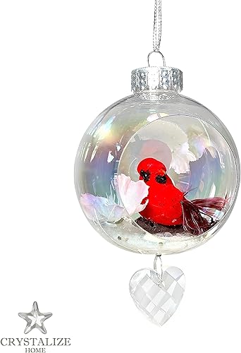 Miniatura 38 de Regalos de cumpleaños de cristal, adornos de Navidad para decoración de Navidad para mujeres, mamá, papá, abuela, abuelo, hermana y amiga de niños