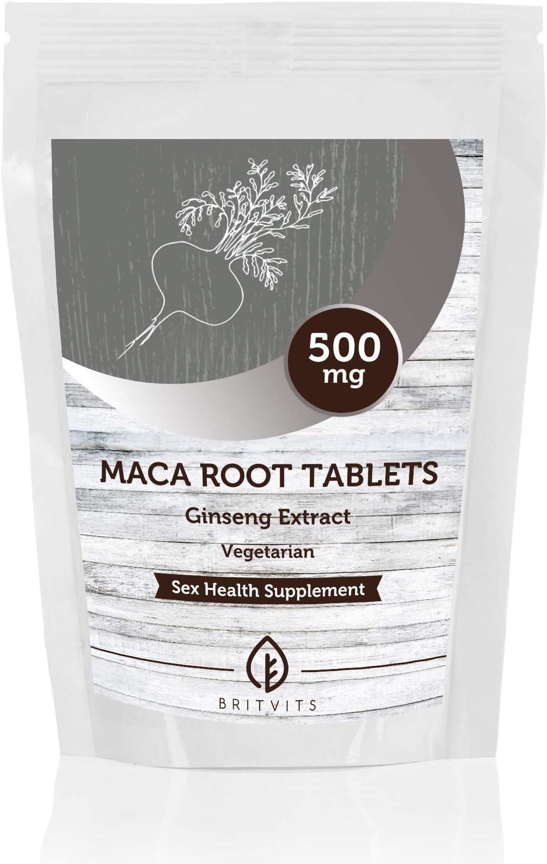 Maca Root 500mg Ginseng x120 Tablets
