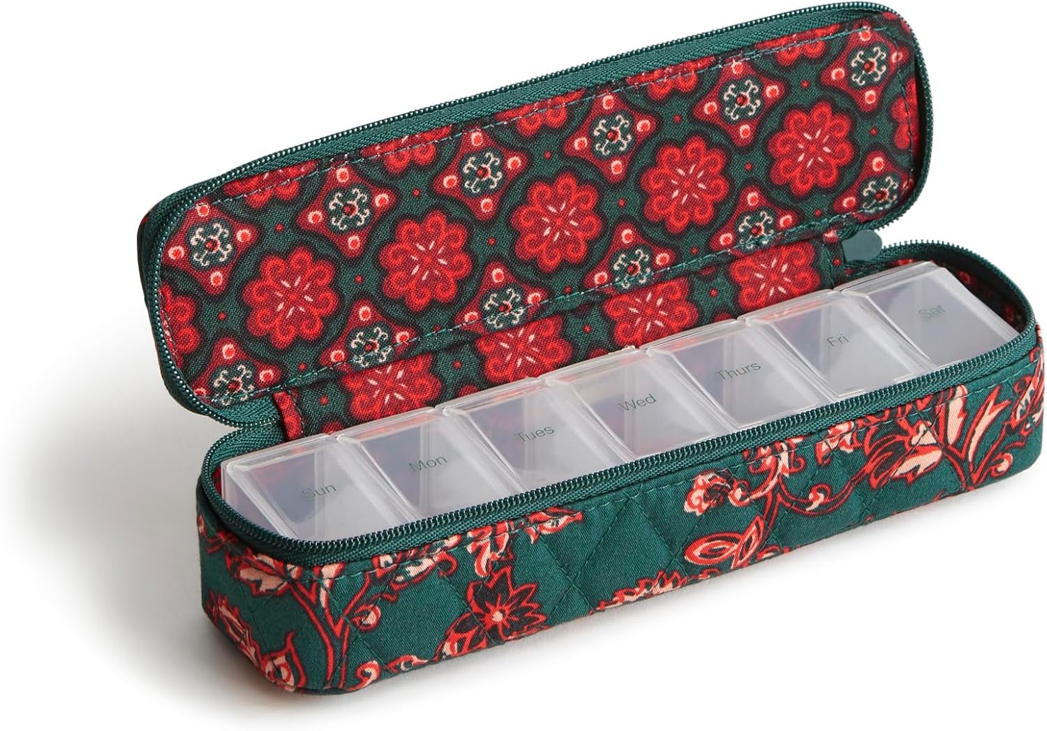 Vera Bradley womens Travel Pill Case, Cotton Gabardine
