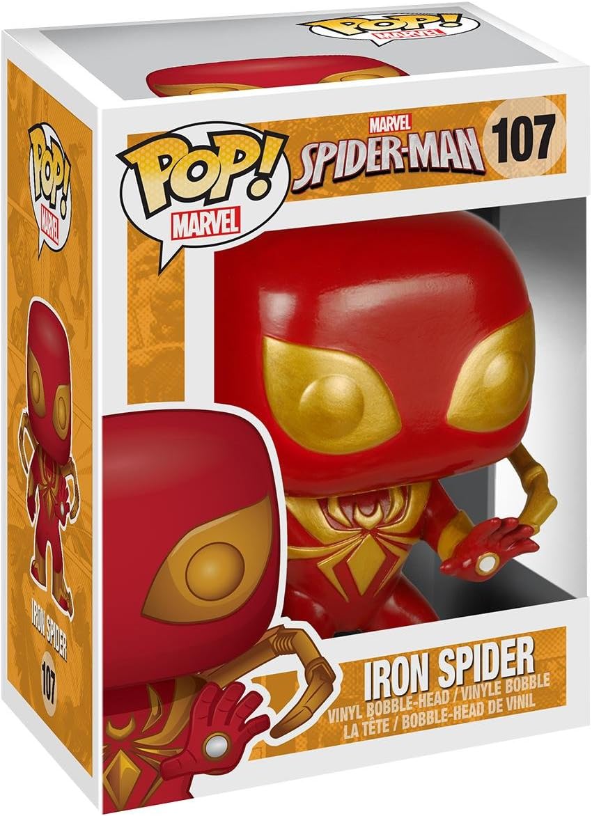 Funko Pop! Marvel Iron Spider-Man Pop Vinyl Exclusive Bobble Head