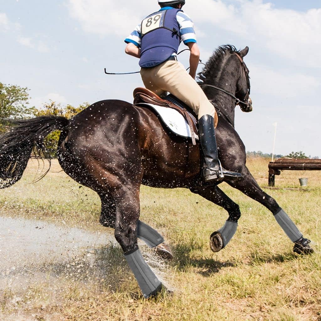 Fly Boots for Horse - Breathable Mesh Horse Boots Not Easy to Deform Sport Boots for Horses PVC Horse Leg Protectors for Use in a Pasture Setting Horse Boots & Wraps