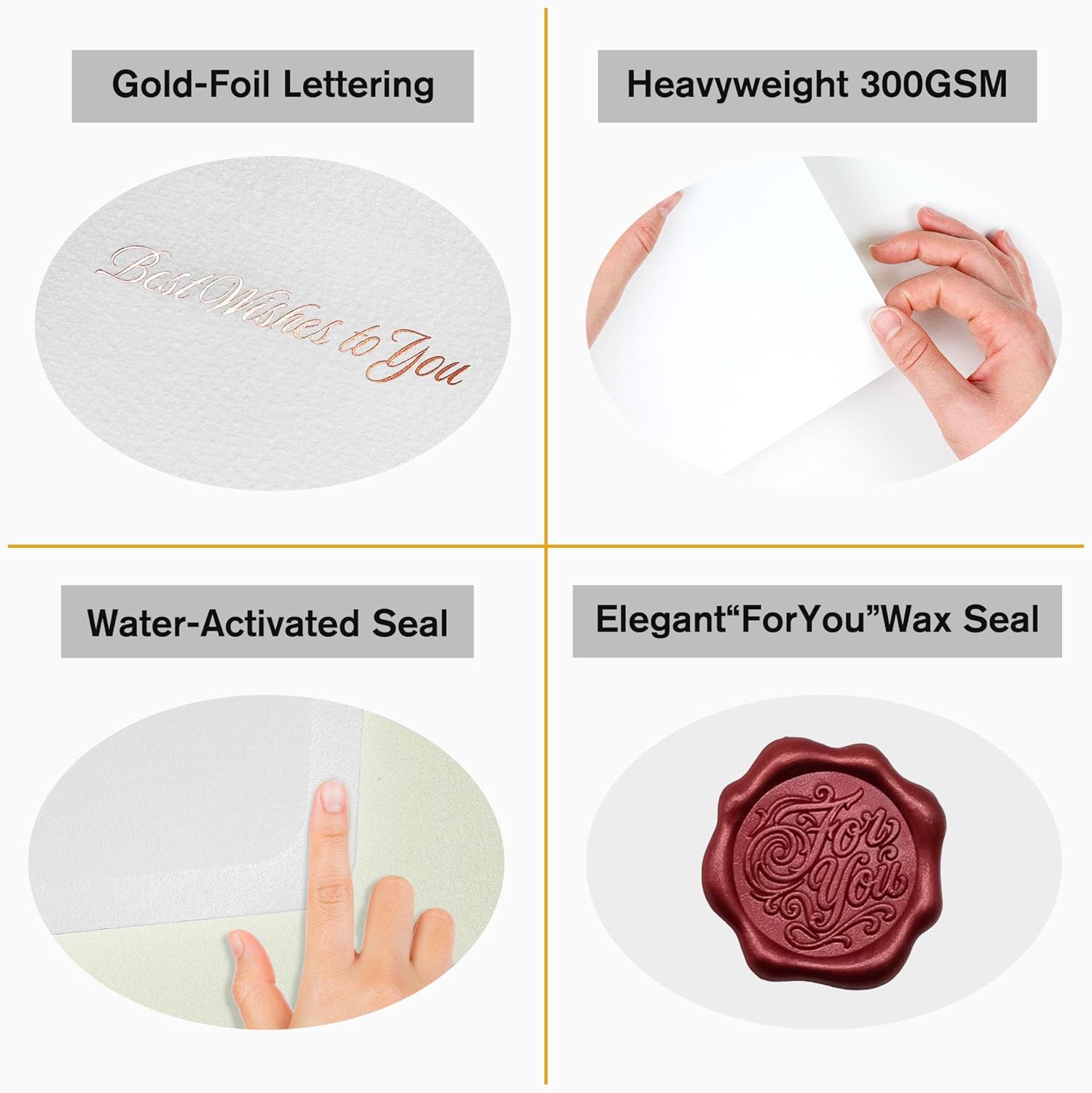 MAGJUCHE 87th Birthday Card for Mom, 5x7 Inch with Envelope & Wax Seal, from Daughter/Son - Image 3