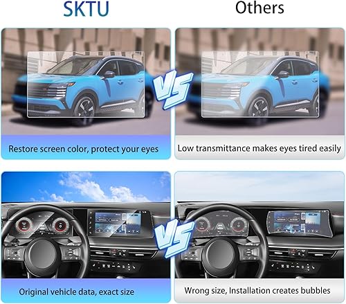 Vista 94 de SKTU Protector de pantalla de 8 pulgadas para Rogue 2021-2026 (SV, Rock Creek) / Altima SV 2019-2025 / Sentra (SR, SV) 2020-2025 Accesorios Rogue