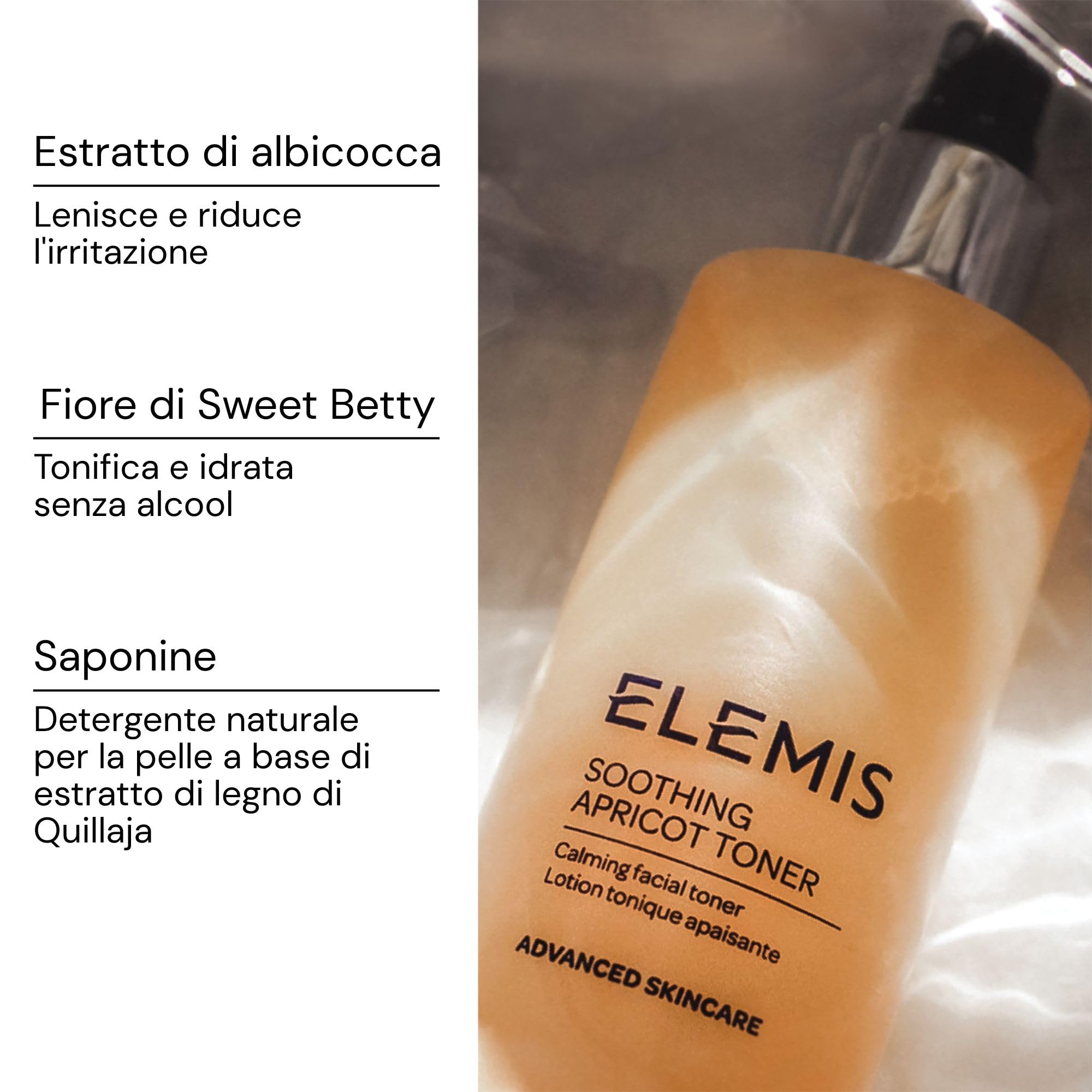 ELEMIS Essence & Toner Mist, Tonico Viso Spray senza Alcool, Idratante per Pelle Sensibile, Acqua Termale Spray e Toner Riequilibrante