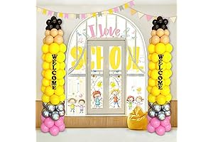 Rainbow Pencil Balloon Garland Arch Kit