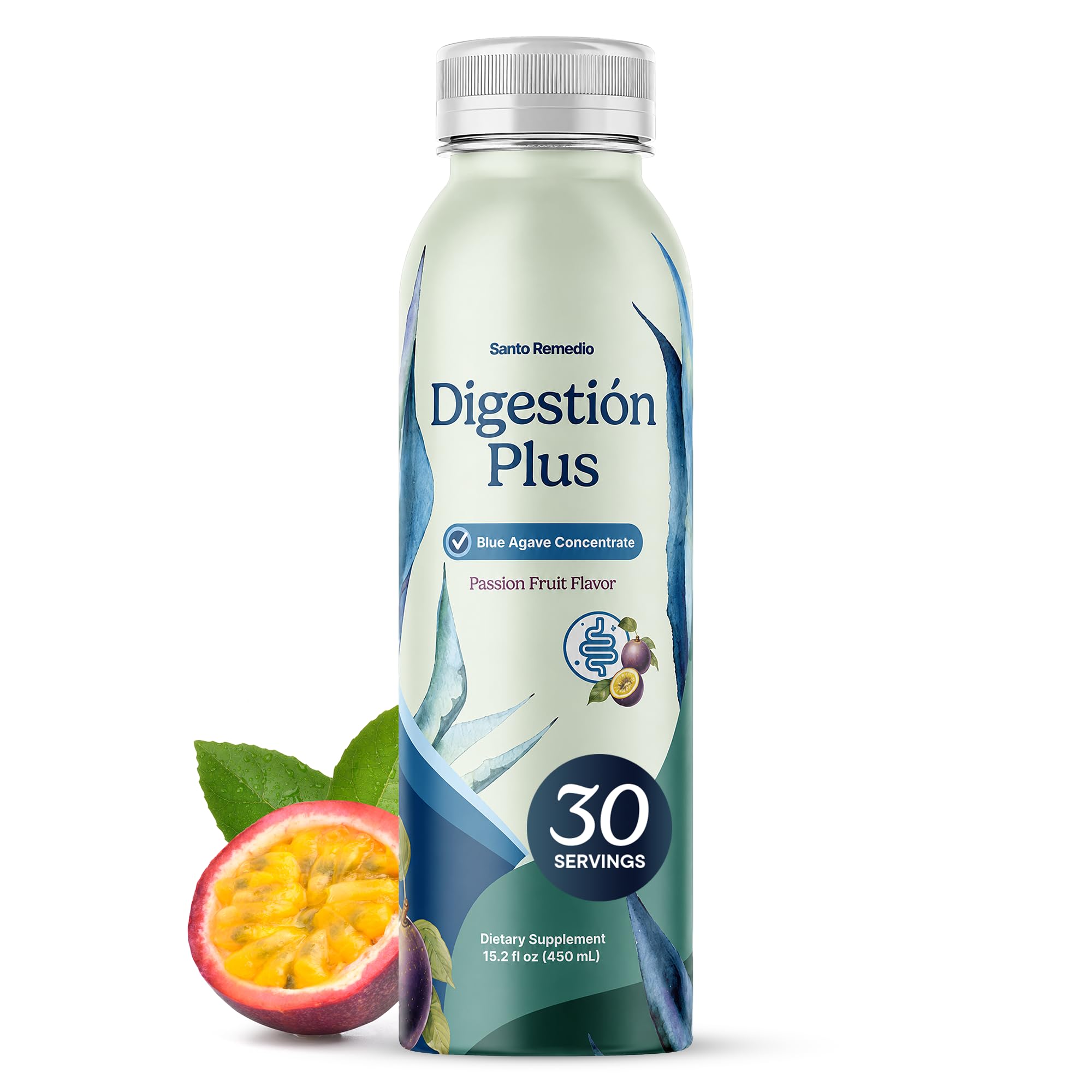 Santo Remedio Digestion Plus Blue Agave Concentrated Drink - 30 Servings