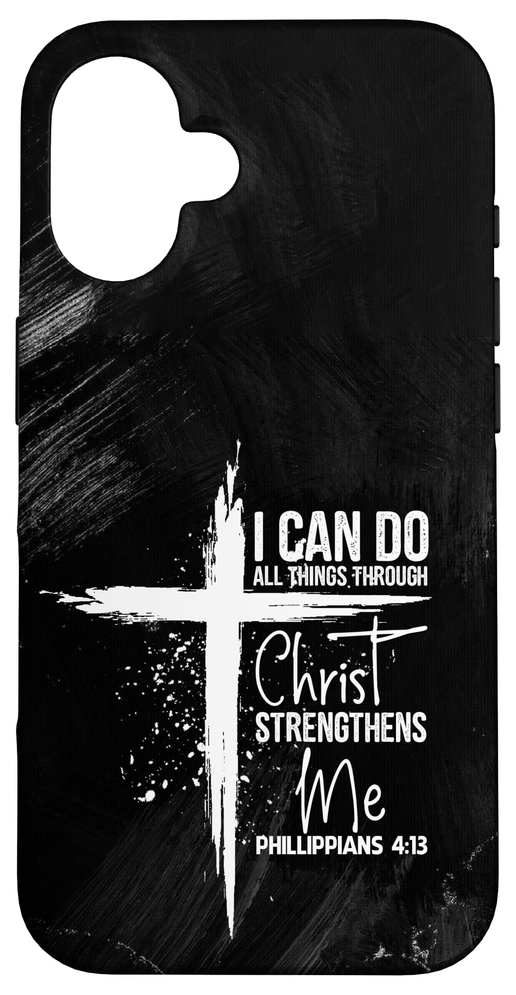 Religious Bible Verse Cross Christian Philippians 4:13 Case for iPhone 16