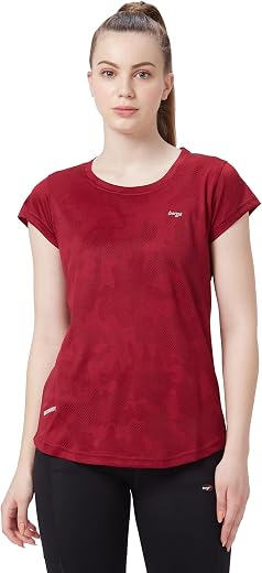 berge' Ladies Polyester Dry Fit Western Shirts & Tshirts for Women, Quick Drying & Breathable Fabric, Gym Wear Tees & Work...