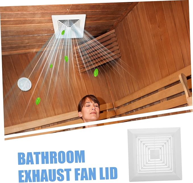 Rejilla Cuadrada de Ventilación para Baño con Resortes miniatura 7