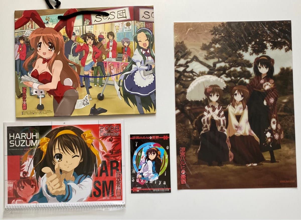 涼宮ハルヒの憂鬱 STAMP&LETTER SET コミケ 京都アニ 新品未開封