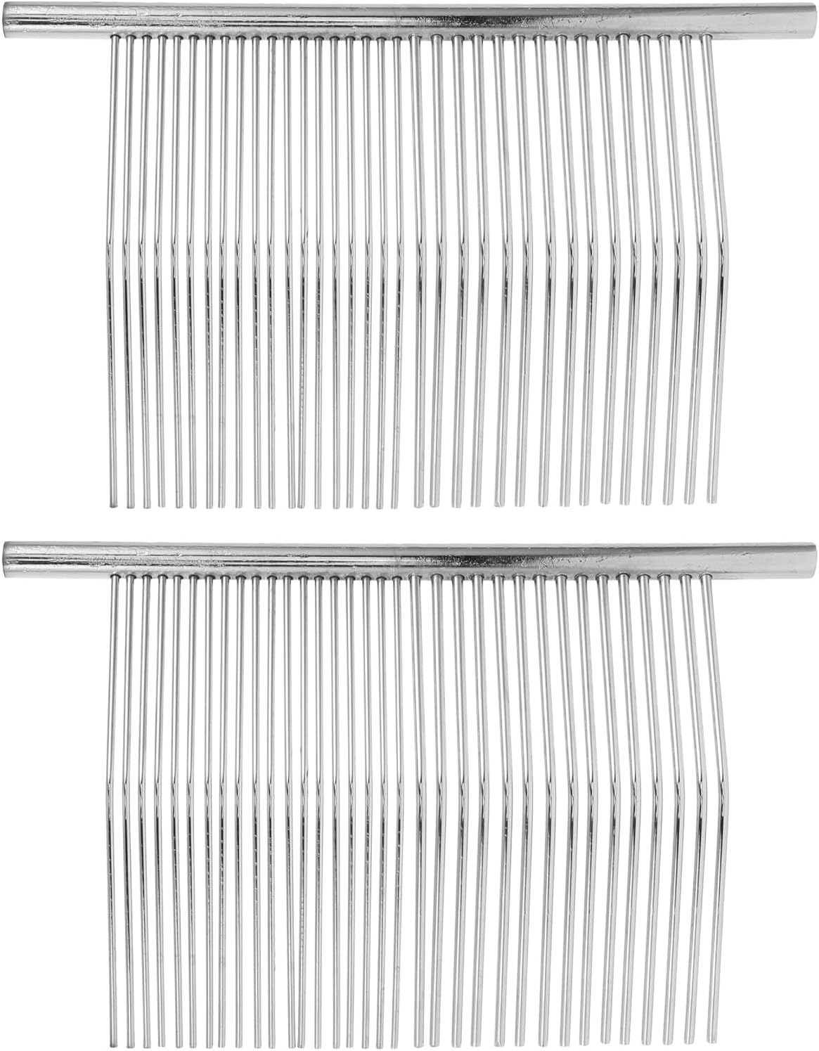 2pcs Grinding Plate Stainless Steel Brush and Slicer Discs for Meat Mixer Kitchen Tools for Food Prep Electric Meat Mincer Accessories