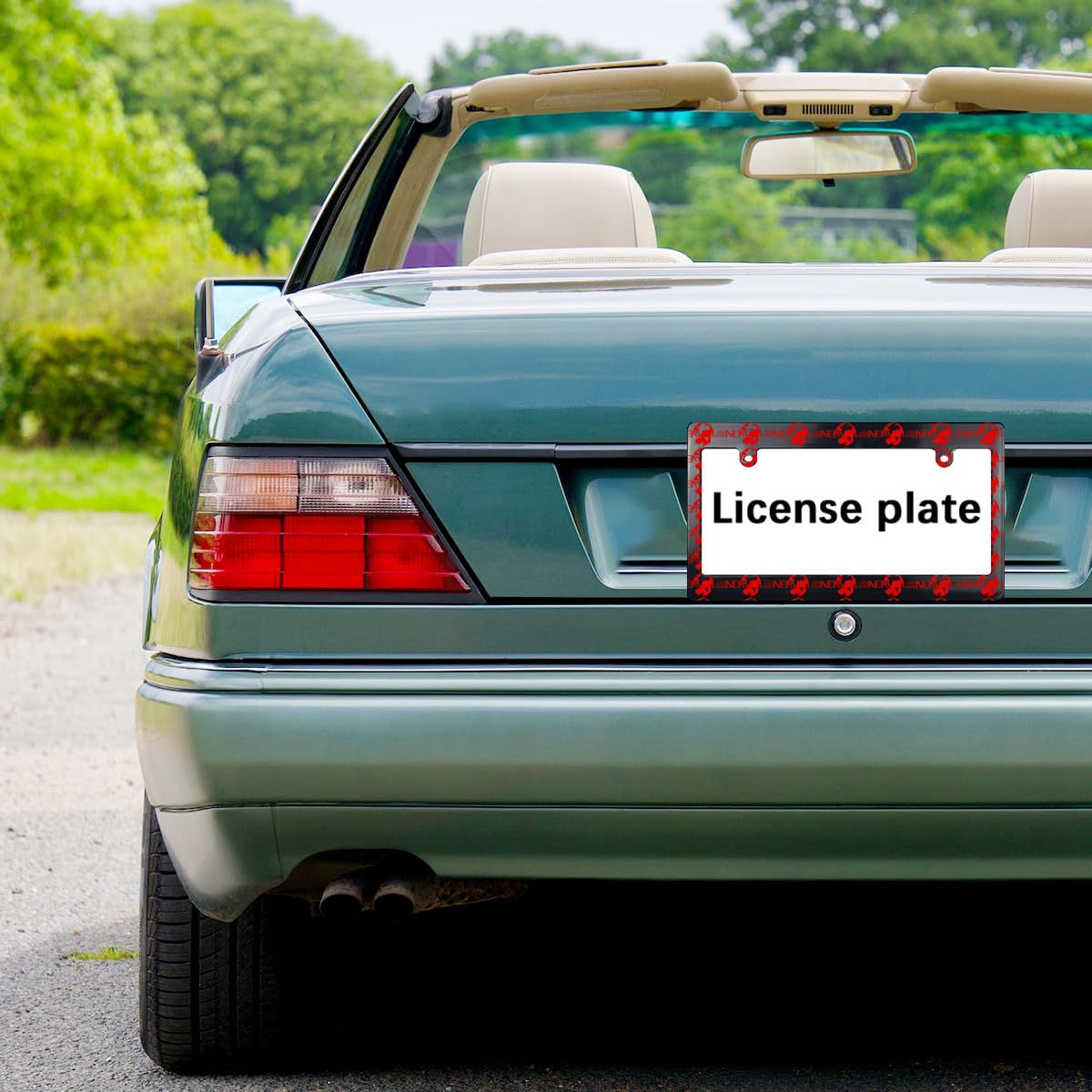 Amazon.co.jp: ナンバープレートフレーム 2枚入り 新世紀