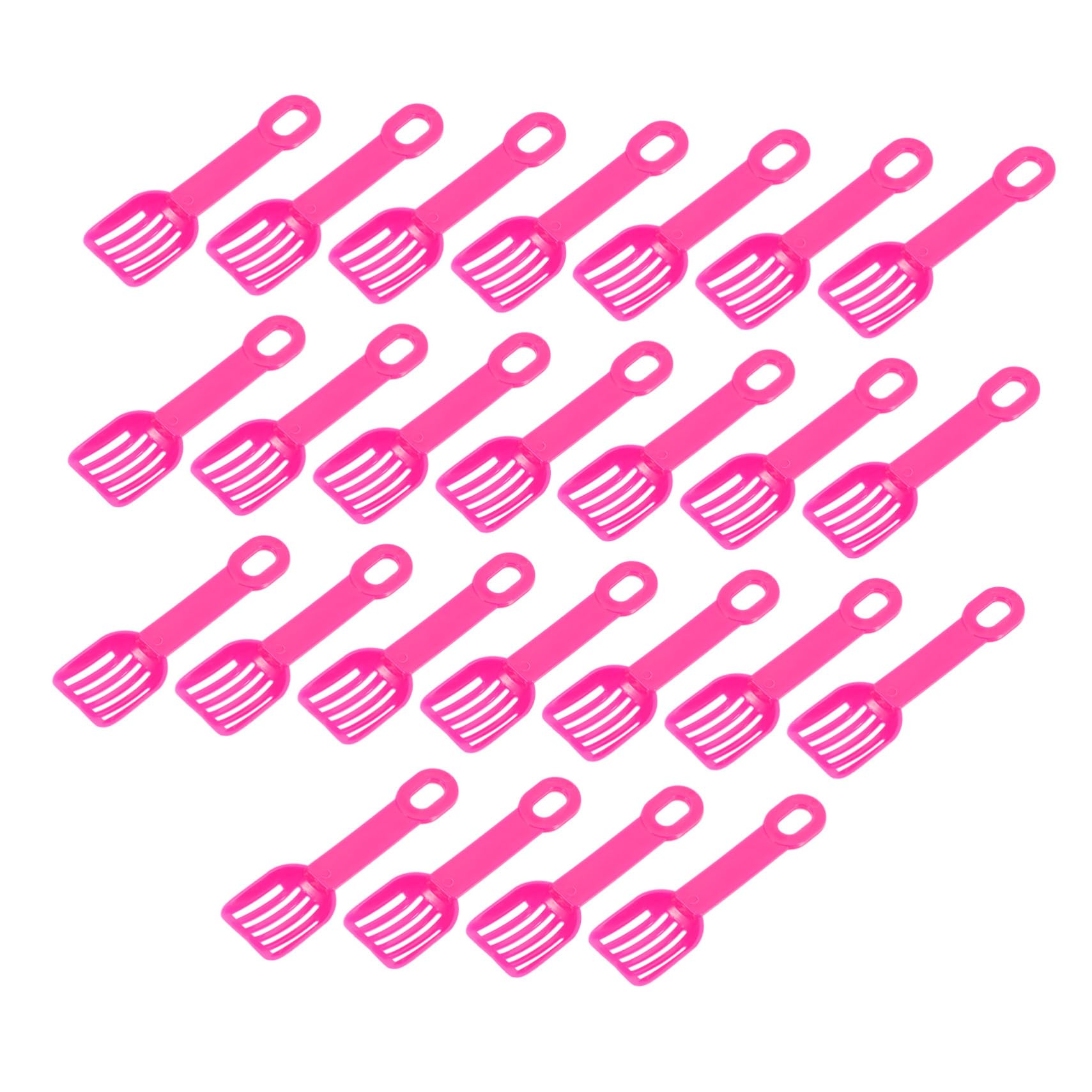 ibasenice 25pcs Household Filter Shovel Hamster Litter Scoop Household Filter Scoop Household Litter Scoop Multi-Function Filter Shovel Cat Litter Scoop Useful Litter Shovel Pet Supply