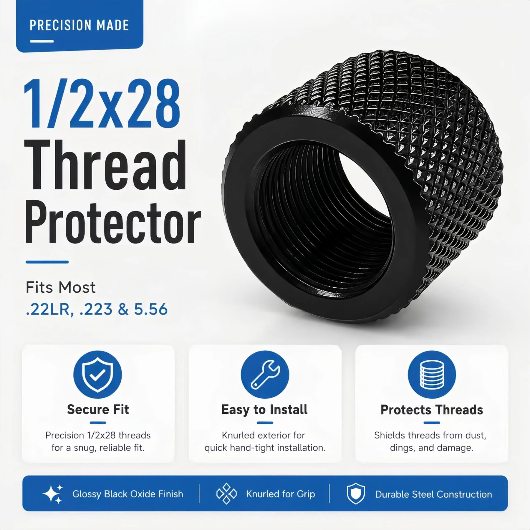 Thread Protectors for .22LR, .223, 5.56 - 6 Pack -3