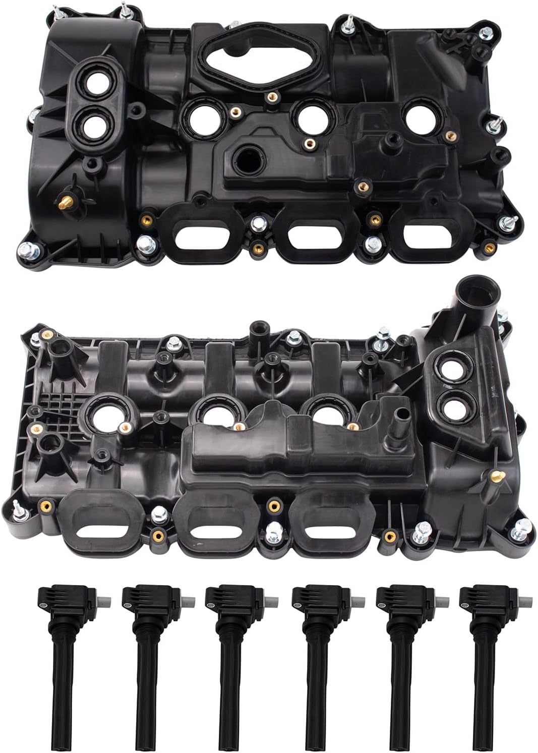 TRQ Ignition Coil Kit 6 Piece Compatible with 2017-2020 Ford F-150 2018-2021 Expedition 2018-2021 Lincoln Navigator