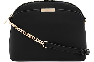 Saffiano Small Dome Crossbody Bag with Chain Strap