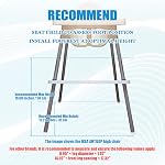 Repose-pied réglable pour IKEA Chaise haute, repose-pieds pour les pieds de bébé, accessoires de chaise haute repose- Pieds Compatible avec IKEA Chaise haute Antilop