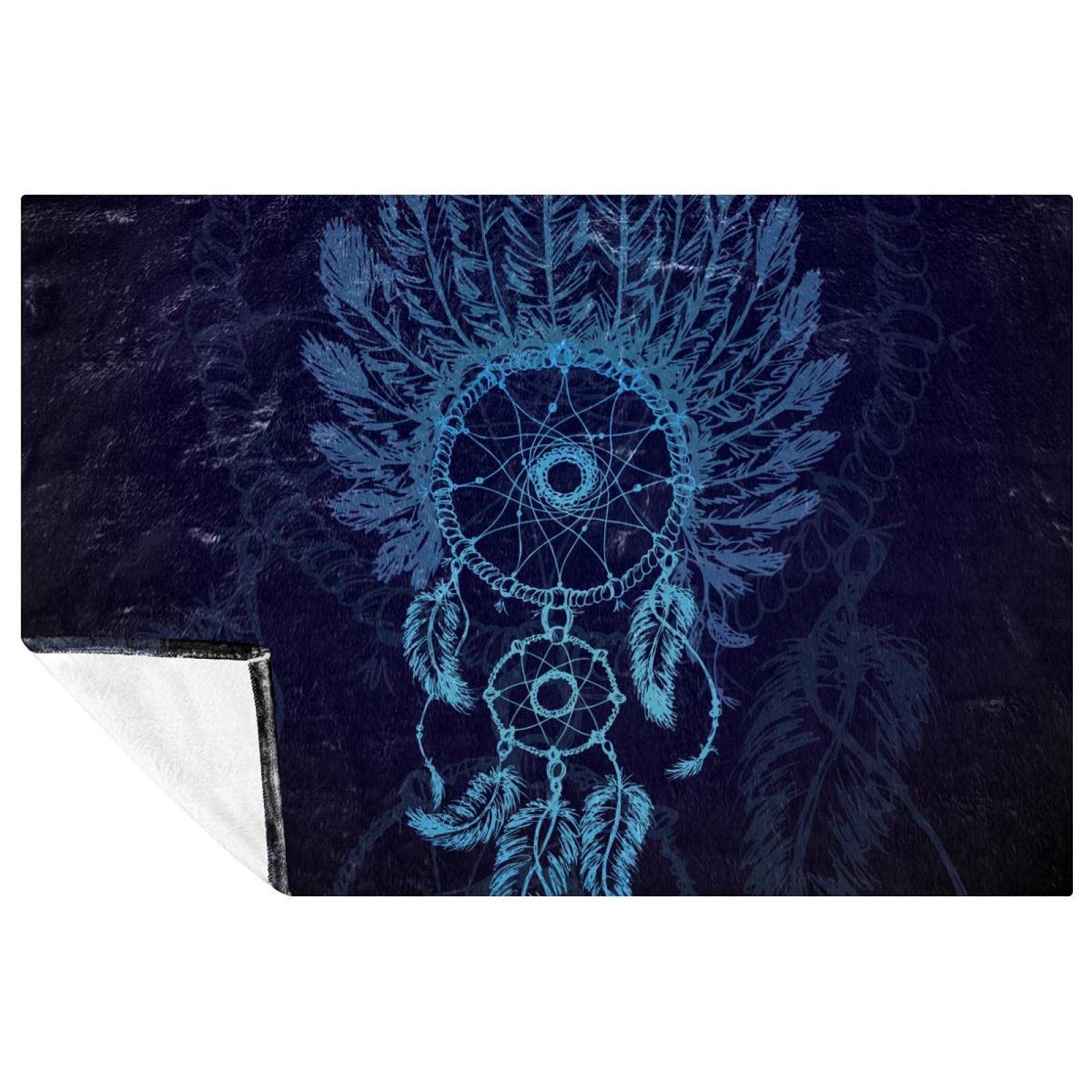 Couverture motif attrape-rêves douce : une bulle de douceur et bien-être