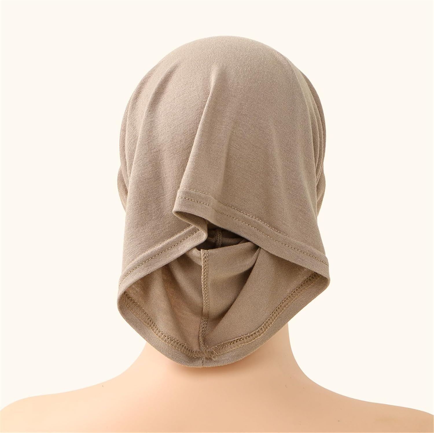 Multiuse Prayer Hijab Hat with Lace Decoration Comfortable Turban for Women Turban for Women