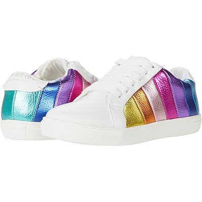 Женские кроссовки Kurt Geiger London Kids Mini Lane Stripe (Toddler/Little Kid/Big Kid) white