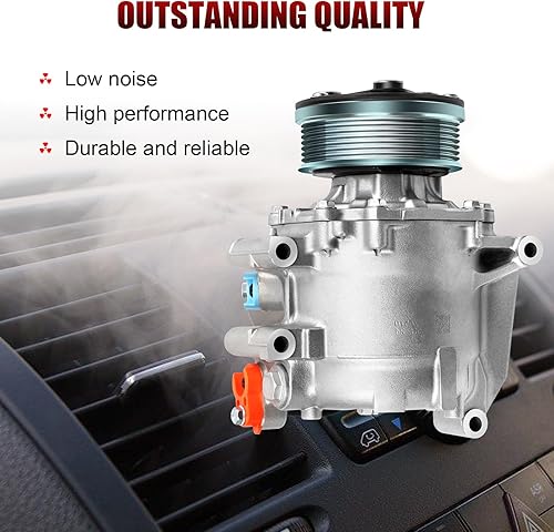 Miniatura 5 de Compresor de CA Compresor-AC con embrague Ajuste para 09-11 para Civic 4 Puertas Sedan LX-S 1.8 L|06-11 para Civic 2 Puertas Coupe EX 1.8 L -AC