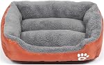 Dog Beds for Small Medium Large Dogs Rectangle Sleeping Pet Bed Washable Dog Bed Blue Sky Size S