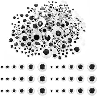 Bnehmb 790PCS Small Googly Eyes for Crafts 6 Size Self Adhesive Wiggle Eyes