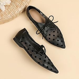 Amazon.com | Hopomart Women's Mesh Polka Dots Breathable