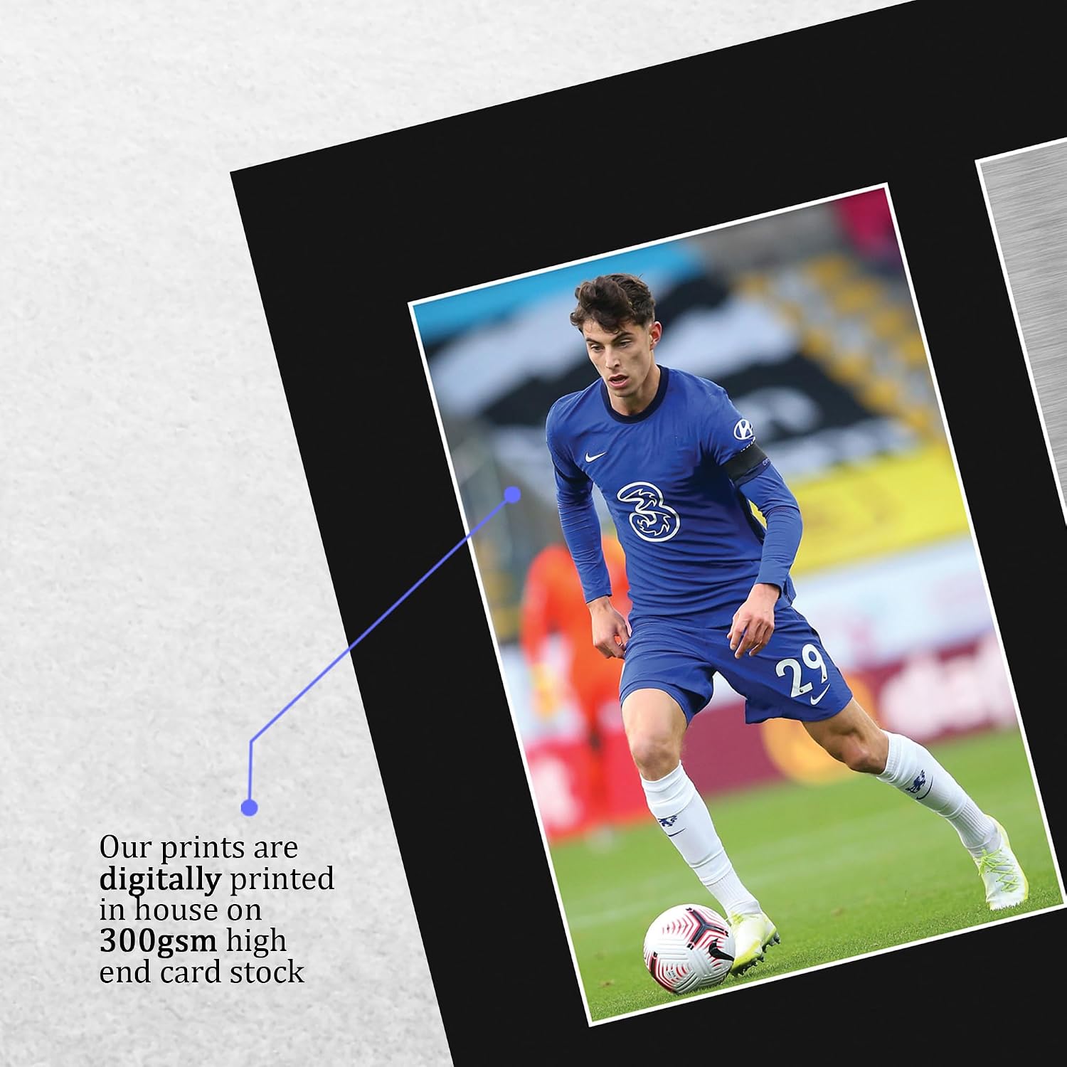 HWC Trading Kai Havertz Chelsea Gifts Printed Signed Autograph Picture for Soccer Fans and Supporters - US Letter (ID-008290)