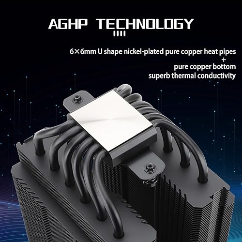 Miniatura 3 de Thermalright Peerless Assassin 120 - Enfriador de aire para CPU, 6 tubos de calor, ventilador dual TL-C12 PWM de 4.724 in, cubierta de disipador de