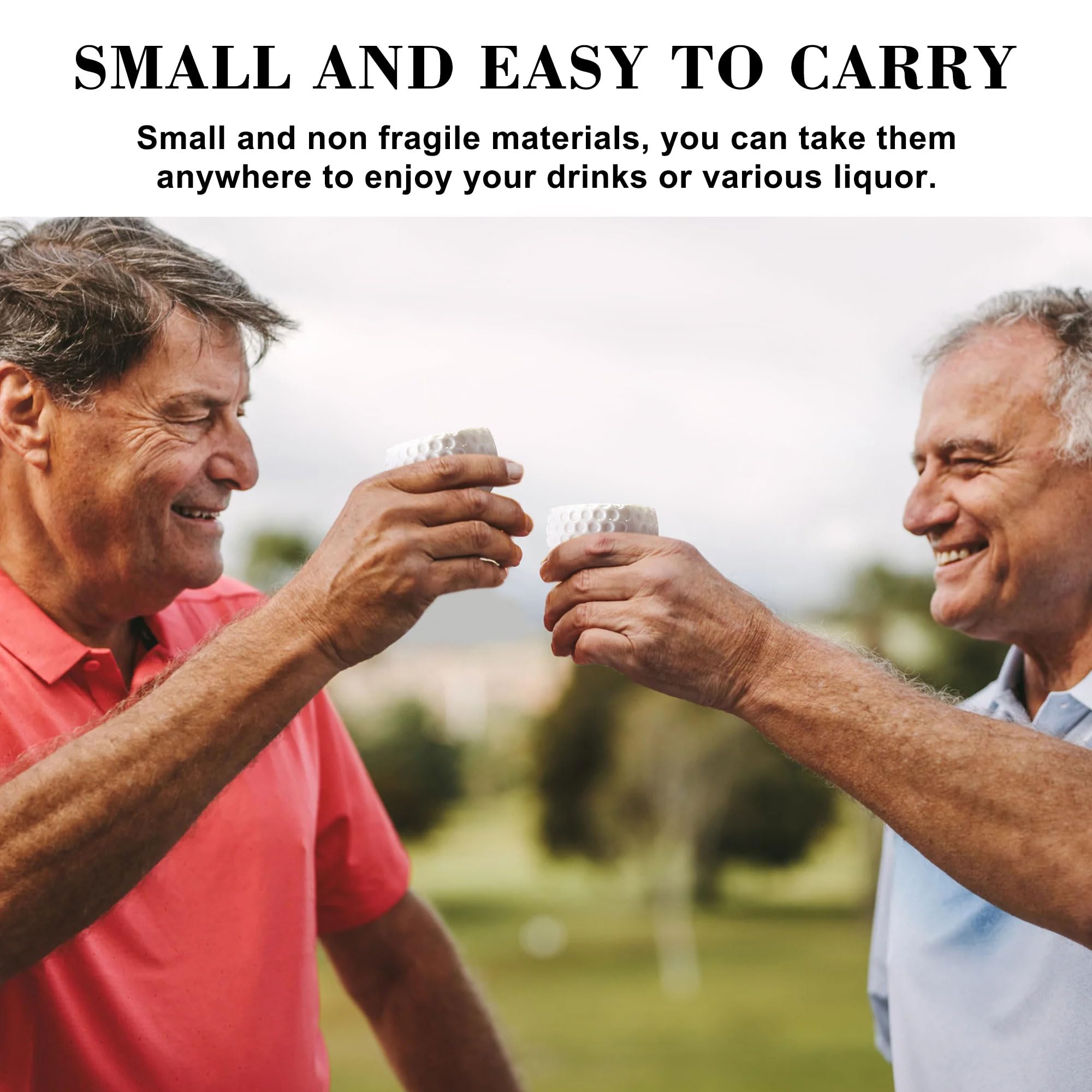 Regalos de golf para hombres, vasos de whisky novedosos, vasos de chupito personalizados con tapa, divertidos vasos de chupito perfectos para el hogar, bar, fiesta, regalos de cumpleaños para