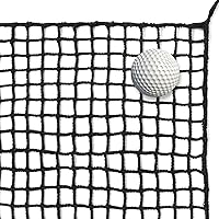 Vista 8 de Red de valla de práctica de golf de poliéster negro, red de barrera de pelota de golf resistente, red de sena de golf portátil para interiores