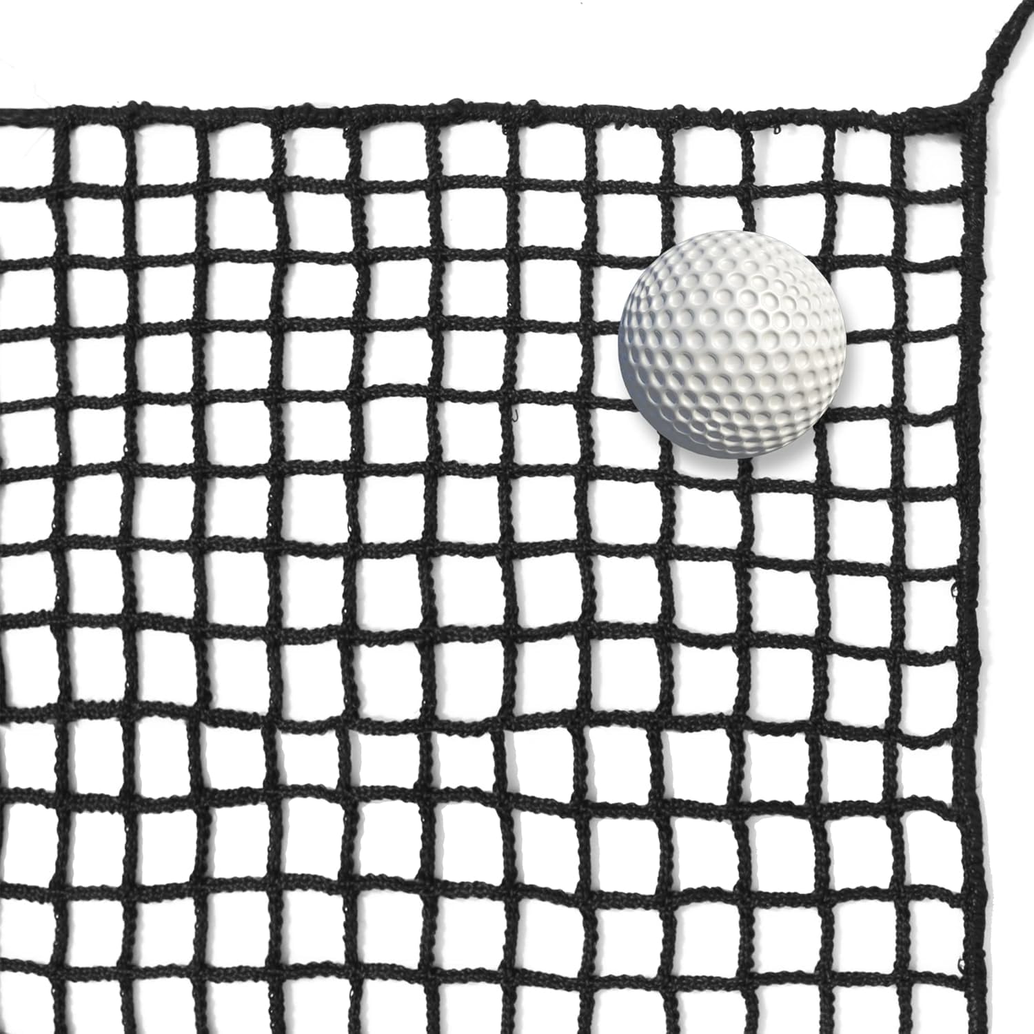 EMEKIAN Golf Practice Net, 400GSM Heavy Duty Golf Ball Hitting Net, Indoor Outdoor Portable Golf Seine Net, Adjustable Protective Net for Backyard, Garden, 15ftx20ft (4.5mx6m)