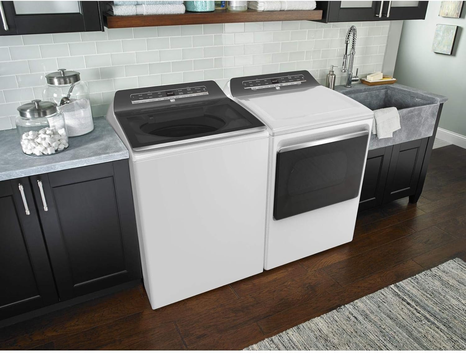 Kenmore 27" Top-Load Washer with Triple Action Impeller and 4.8 Cubic Ft. Total Capacity, White Impeller Washer