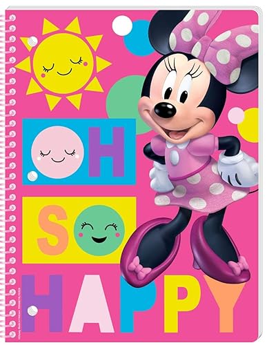 Miniatura 4 de Disney Minnie Mouse - Juego de suministros escolares para niños con estuche, cuaderno, carpetas, lápices, 11 unidades