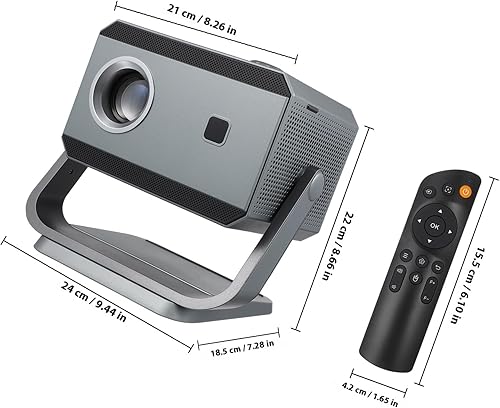 Miniatura 2 de Mini proyector portátil para el hogar y el dormitorio, proyector pequeño compacto con sonido claro, fácil operación para películas, juegos, fotos